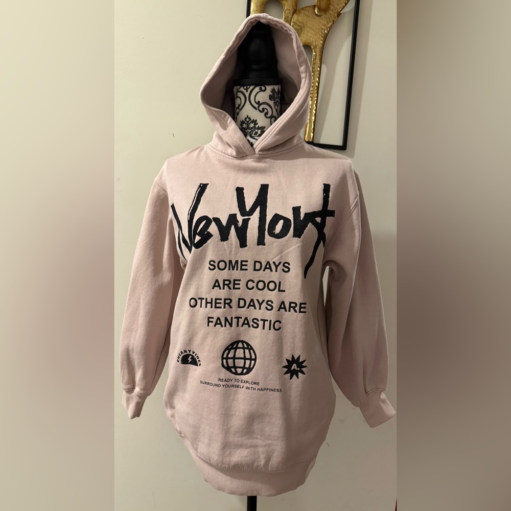 Zara Blush Pink Hoodie